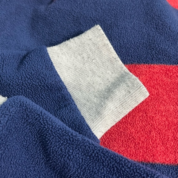 Carter’s Boys 2T Navy/Red Foorball Fleece Footed Pajamas - Picture 5 of 8